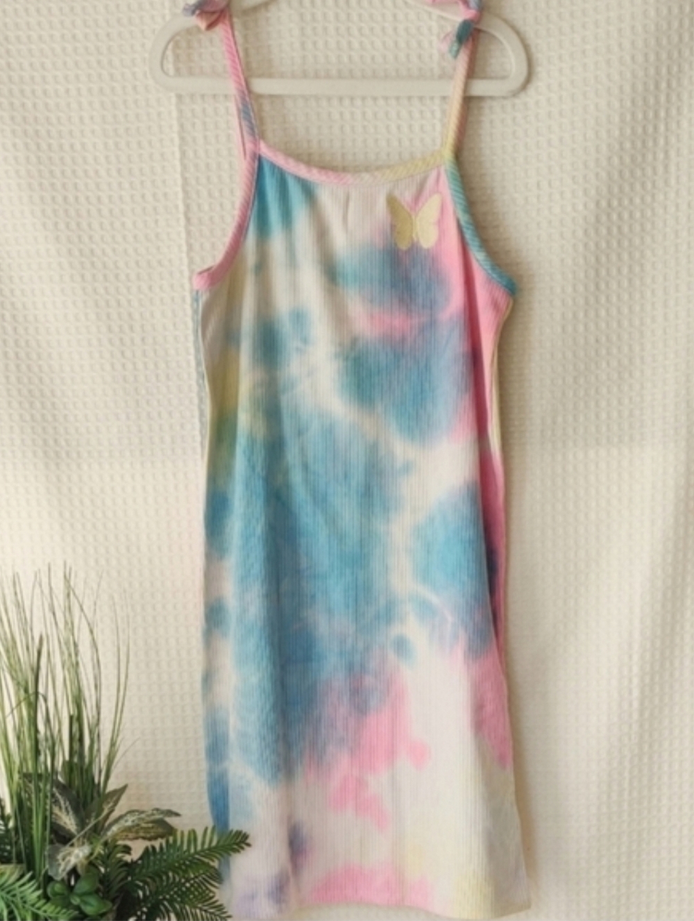 Epic Threads Girls Tie-dye Spaghetti Strap Casual Dress Size Medium